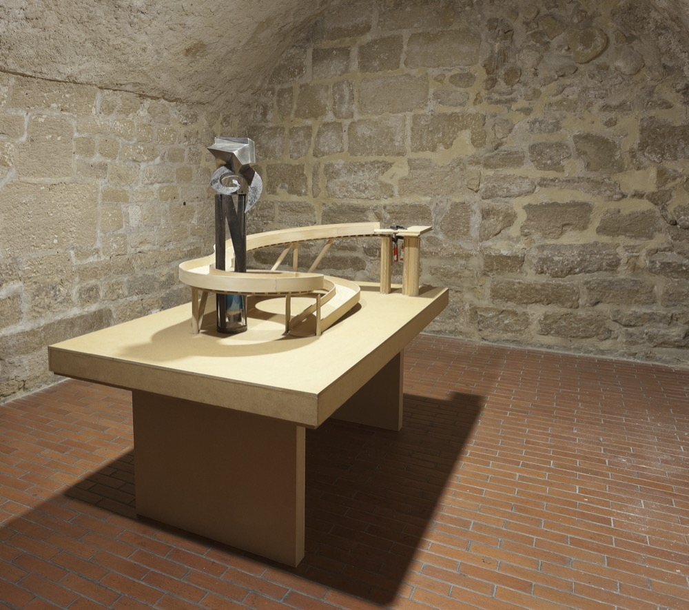 ‘From There To Here': Sculpture for the Kalemegdan Bridge Collaboration: 1:20 model. Richard Deacon in collaboration with Mrdjan Bajić