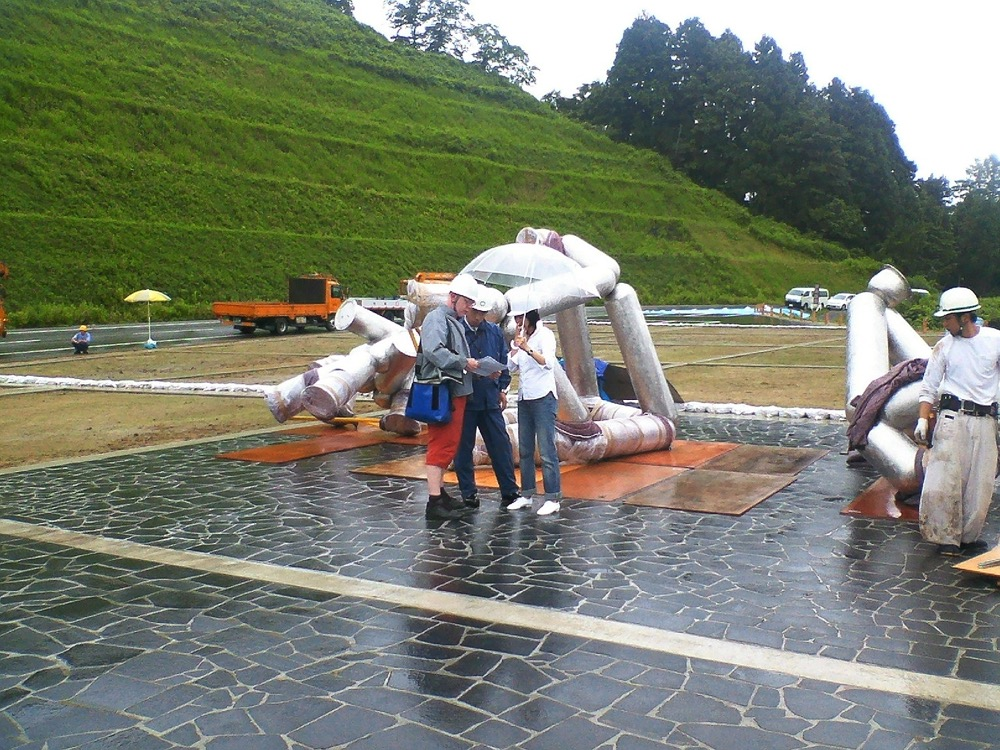Installation of 'Mountain'