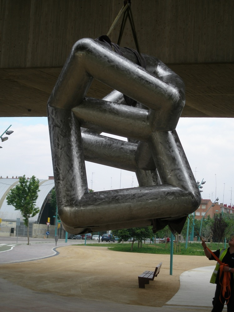 Installation of 'Water Under The Bridge'