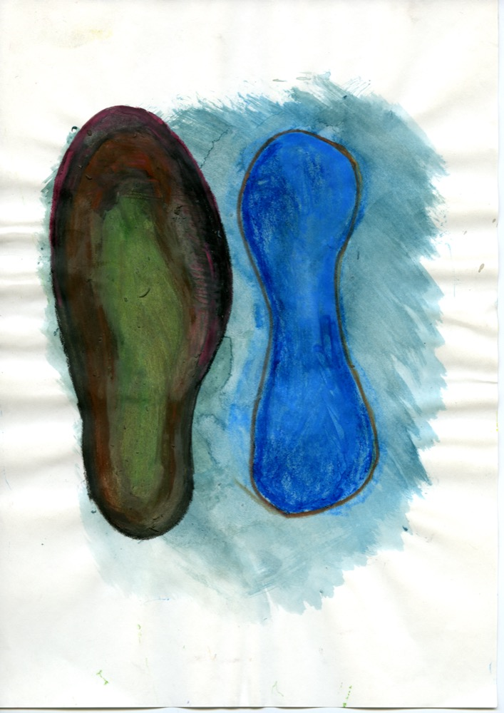 Preliminary drawing for 'The Back Of My Hand'