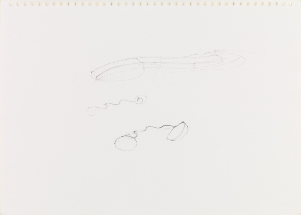 Preparatory drawing for 'Between Fiction And Fact'