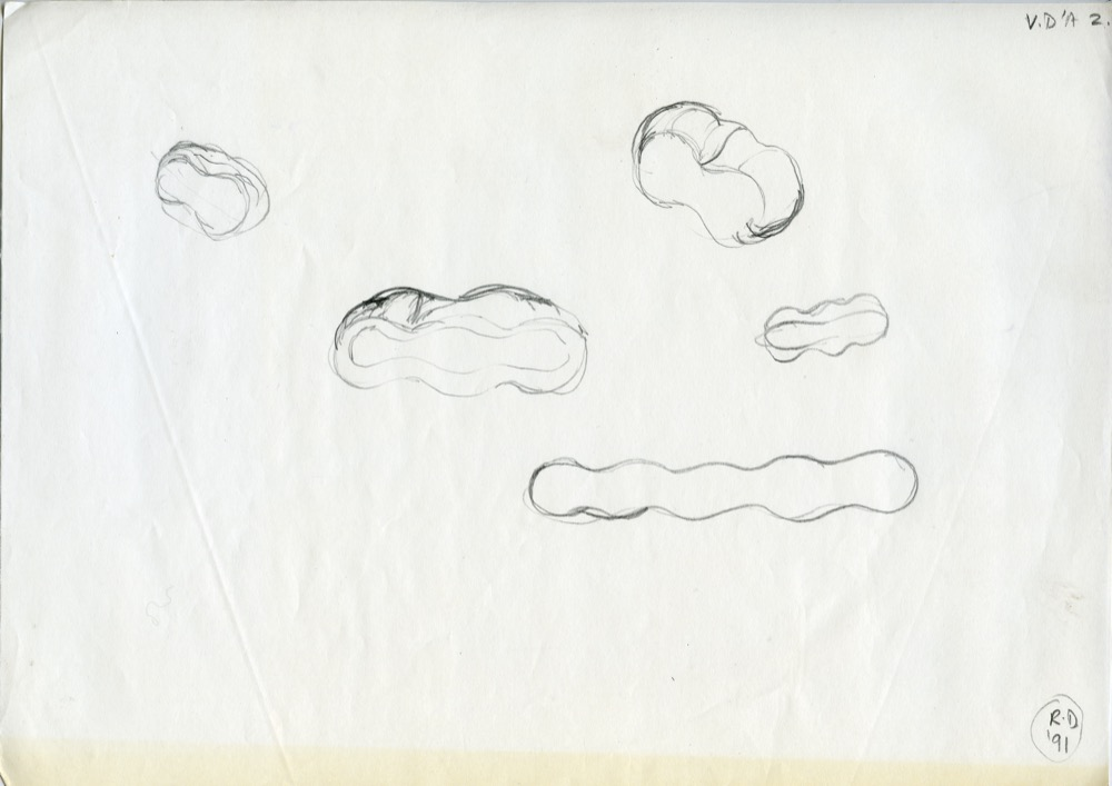 Preparatory drawing for 'Between Fiction And Fact'