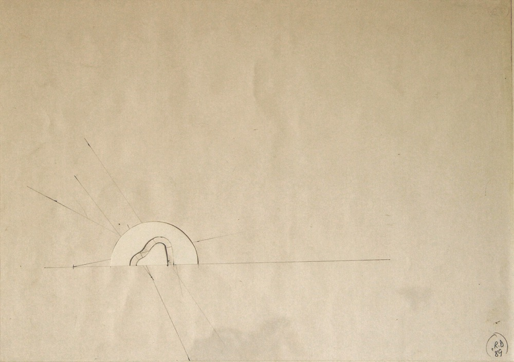Sculpture for Krefeld (working drawing)