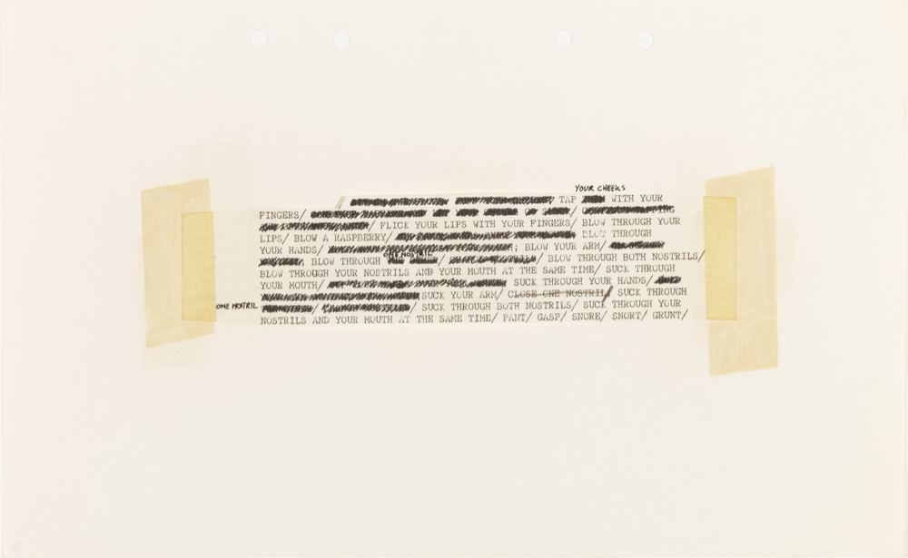 Sounds: Working Drawings